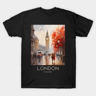 An Impressionist Painting of London - England T-Shirt